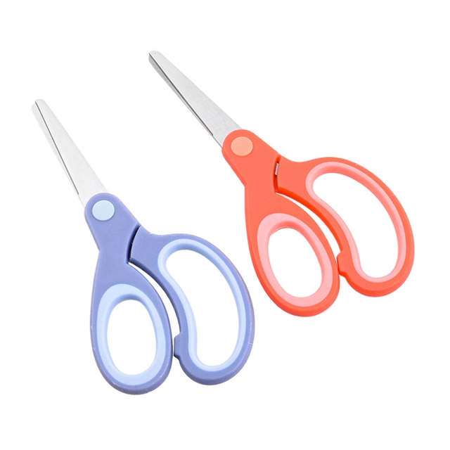 Plastic Student 6Inch Household Scissor Customized Safety Children Stationery Office Scissors