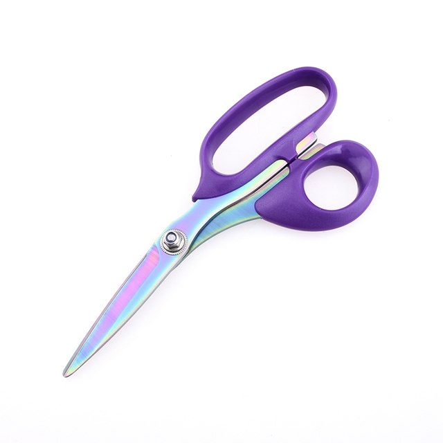 Tailor Scissors Stainless Steel And Color Titanium Coating Blades 8 Inch Precision Tailor Scissors